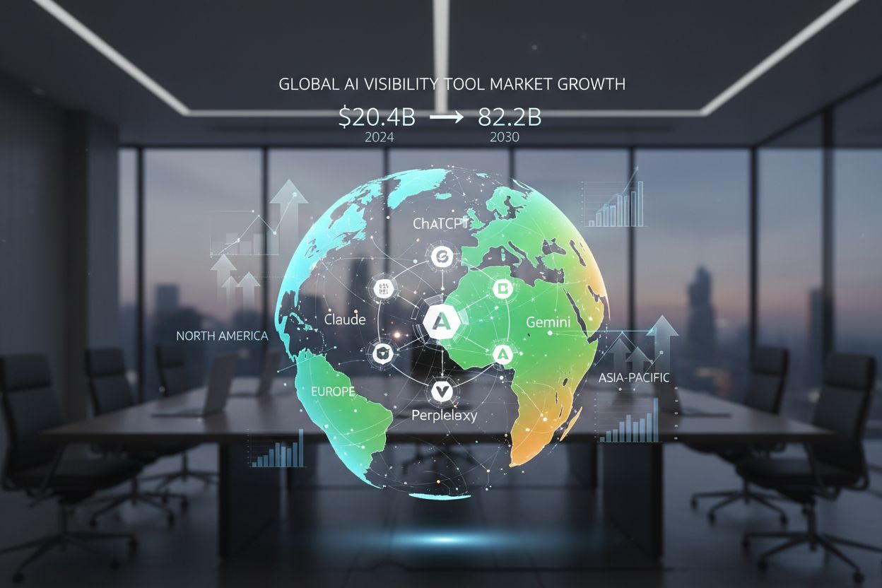 AI visibility market evolution and future trends visualization