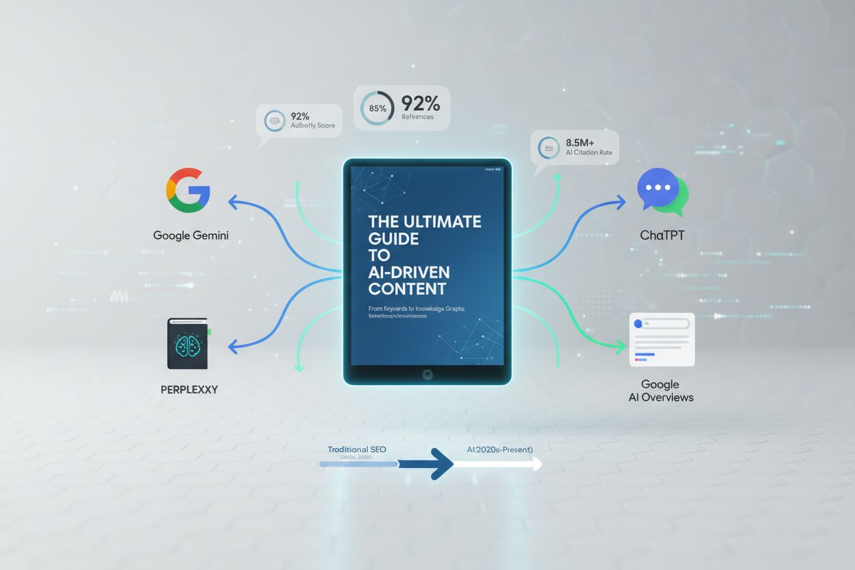 AI citation patterns visualization showing how different AI engines cite sources