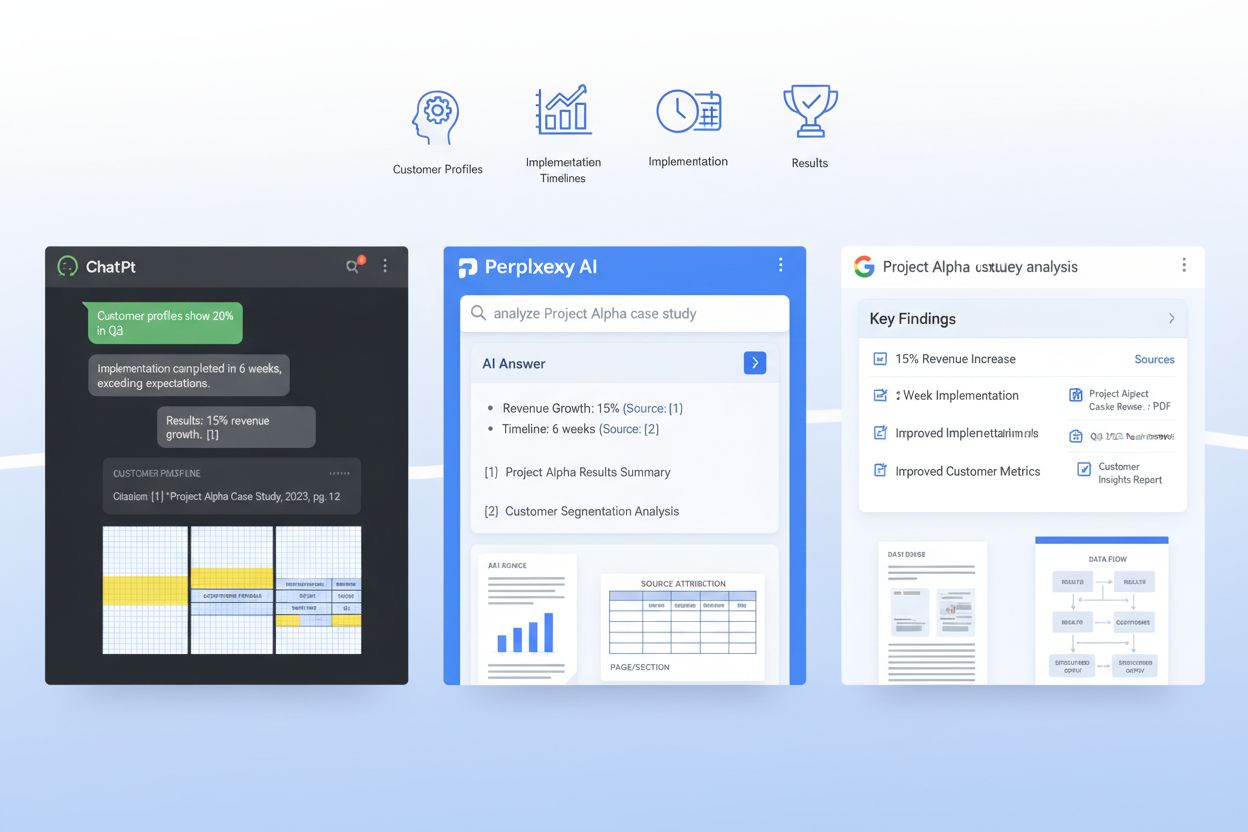 JSON schema structure visualization for case studies with color-coded data fields
