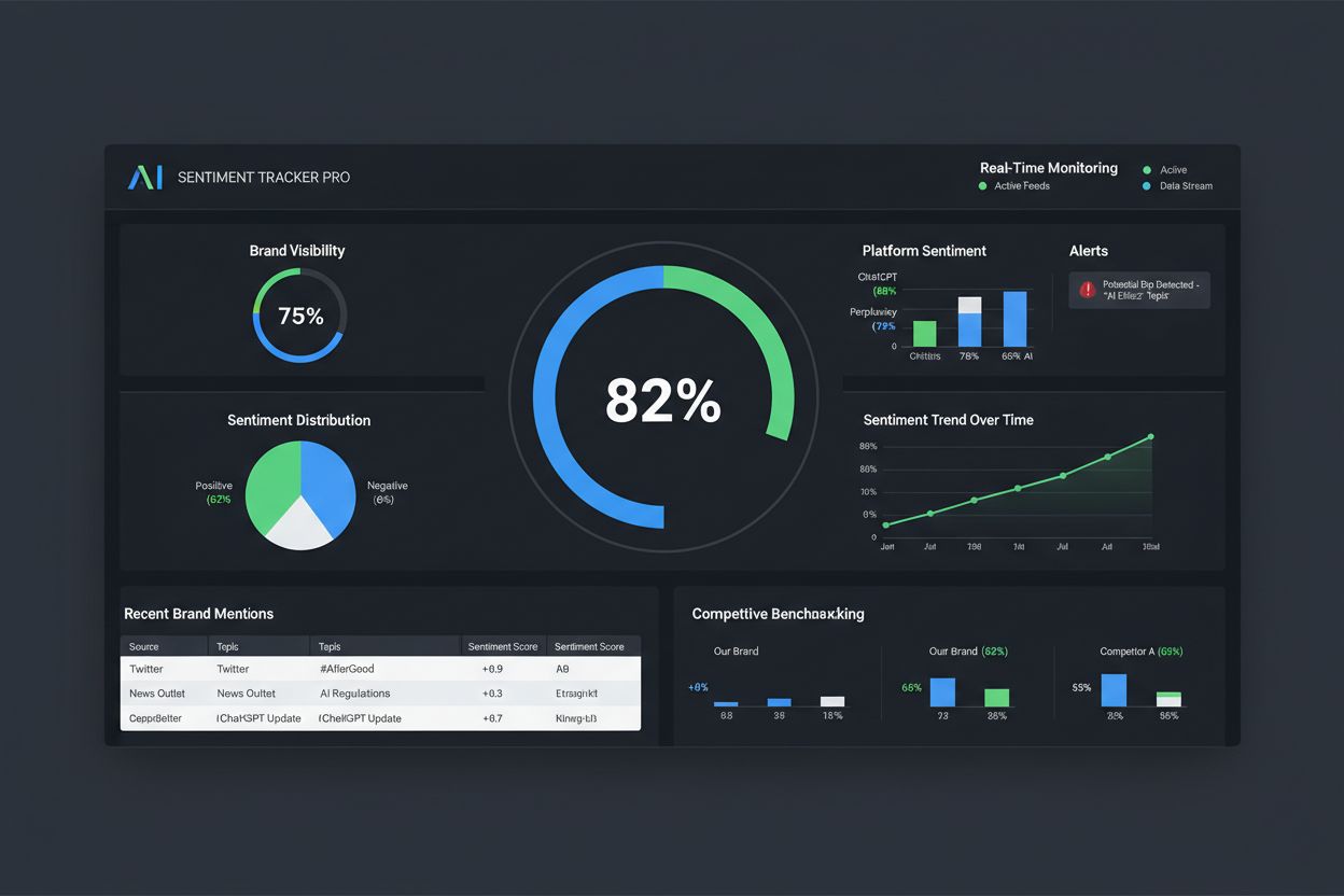 Sentiment Tracking in AI Responses: How AI Describes Your Brand