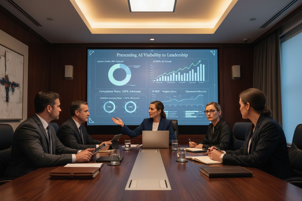Presenting AI Visibility Results to C-Suite