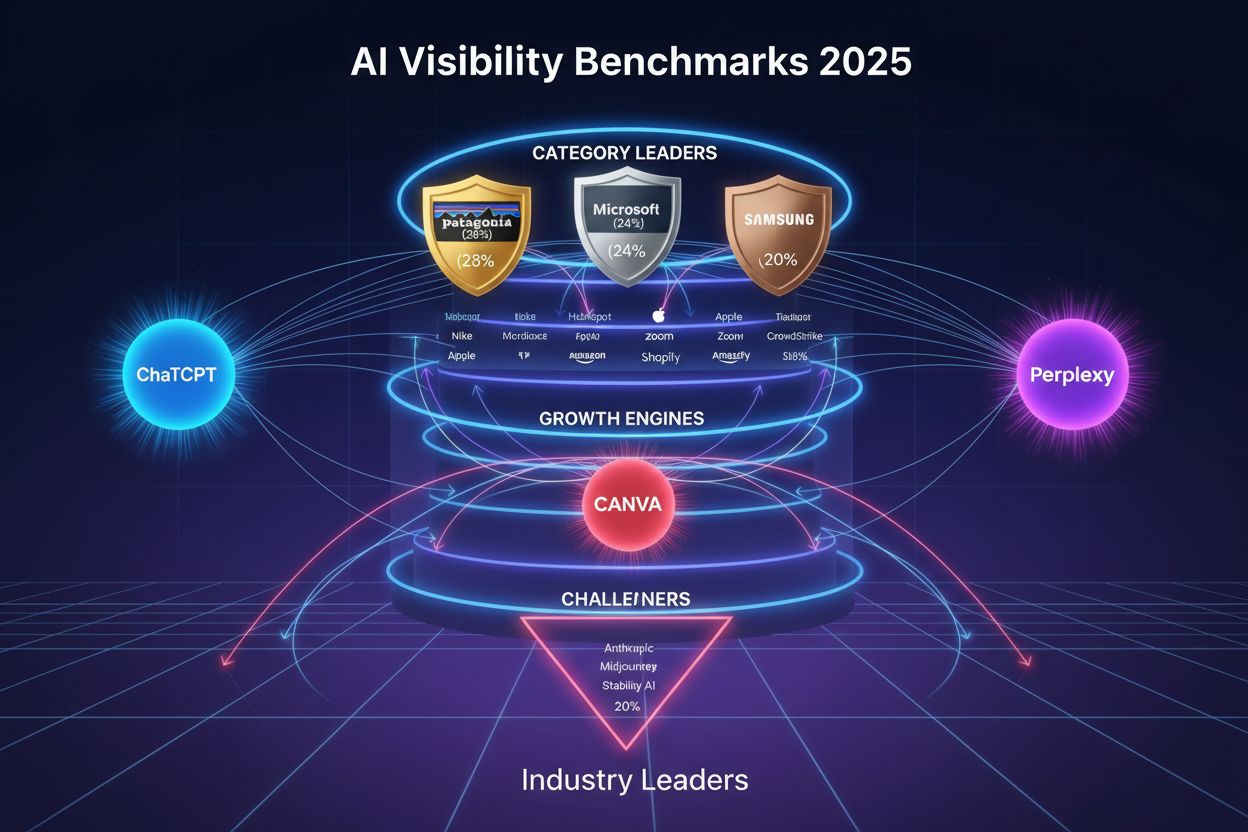 Who's Winning AI Visibility? Industry Benchmarks