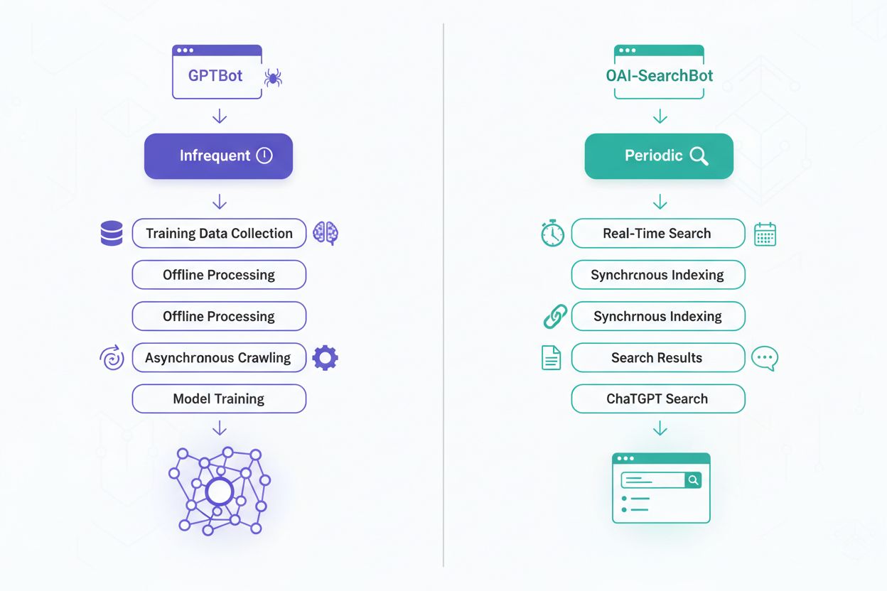 Crawler behavior and indexing comparison