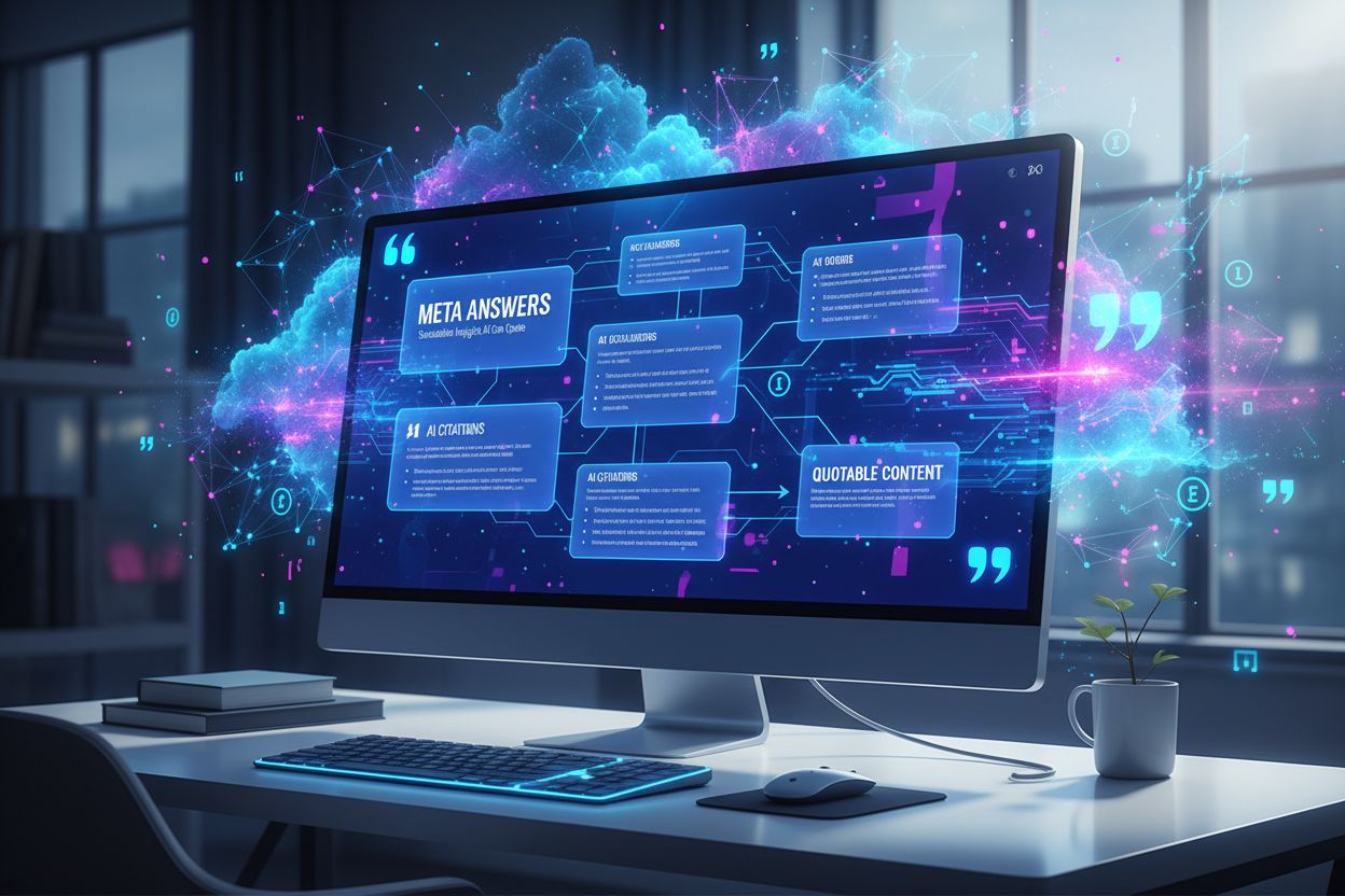 Creating LLM Meta Answers: Standalone Insights AI Can Quote