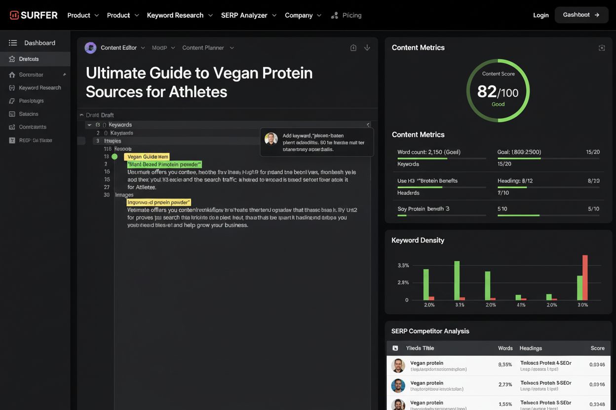 Surfer SEO: Content Optimization Platform for AI and Search Visibility