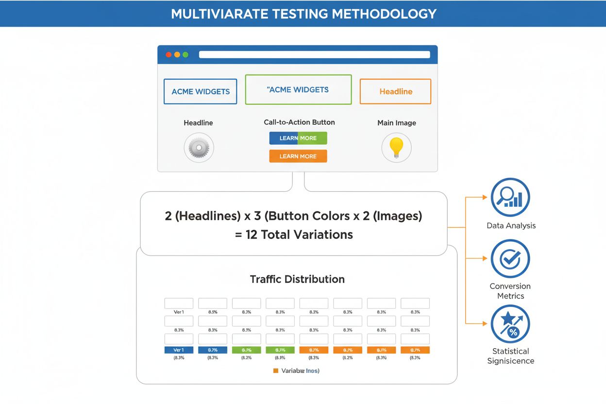 Multivariate Testing: Definition, Methods, and Best Practices for Conversion Optimization