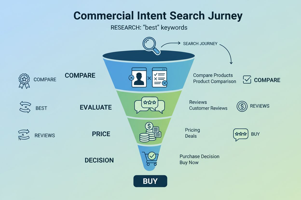 Commercial Intent: Definition, Types, and Search Behavior