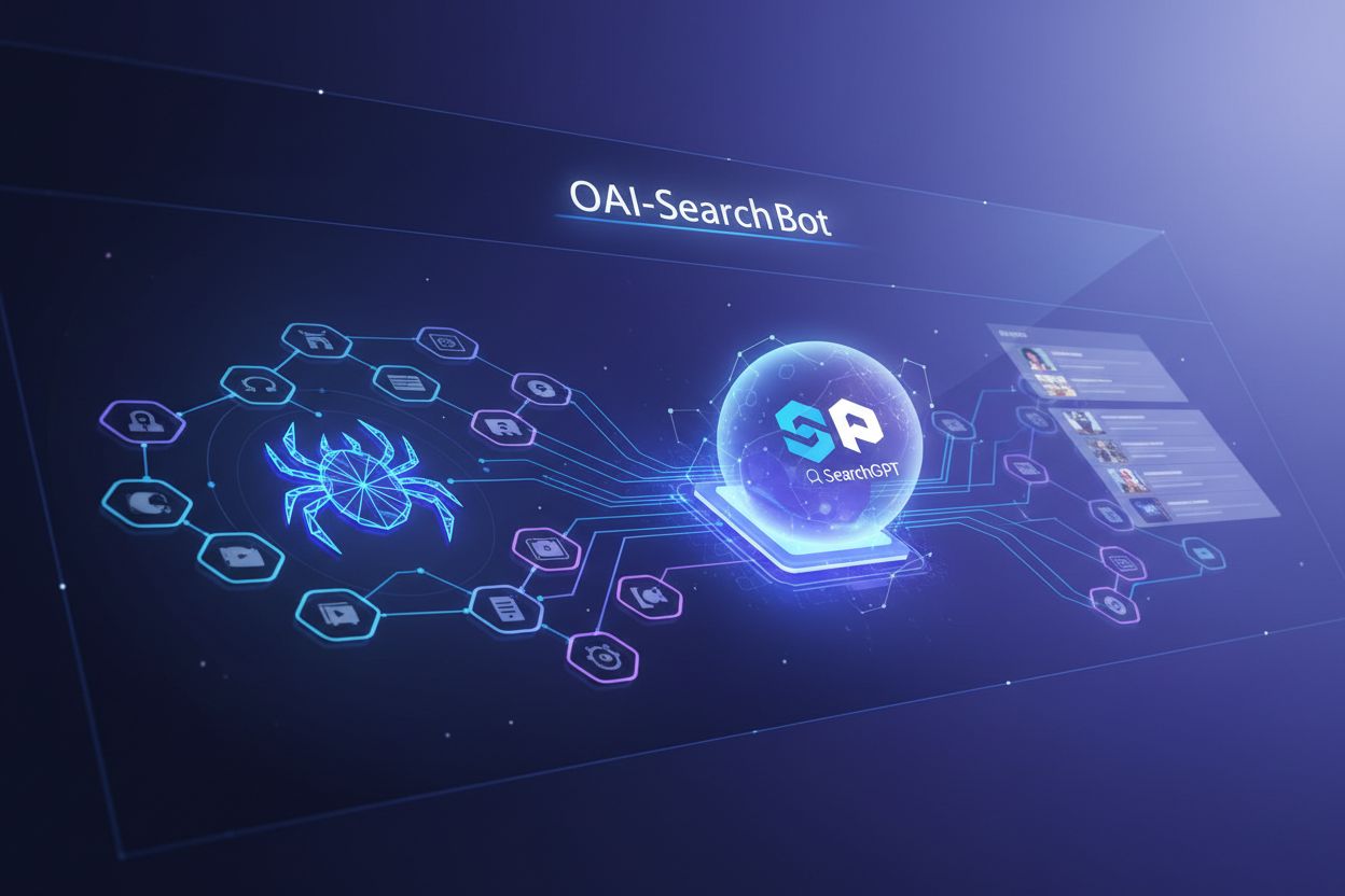 OAI-SearchBot web crawler technology visualization