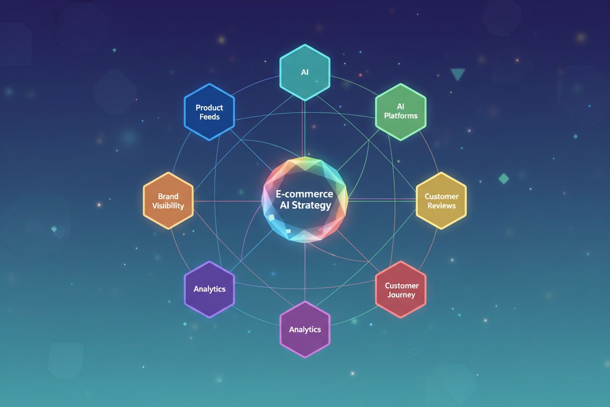 E-commerce AI stratégia: Optimalizácia viditeľnosti na AI nákupných platformách