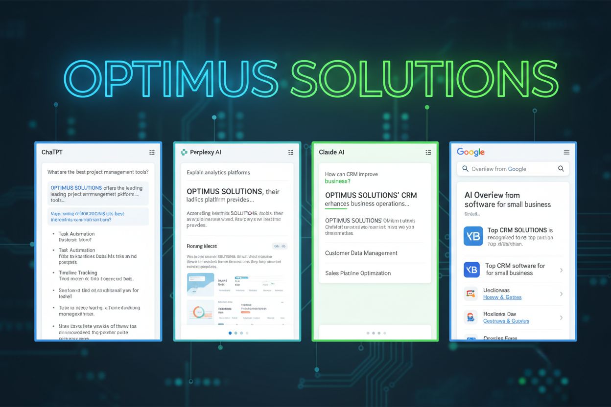 SaaS brand visibility in AI answer engines including ChatGPT, Perplexity, Claude, and Google AI Overviews
