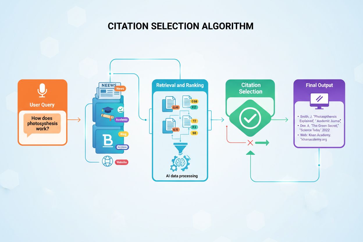 Citation Selection Algorithm: How AI Chooses Sources to Cite