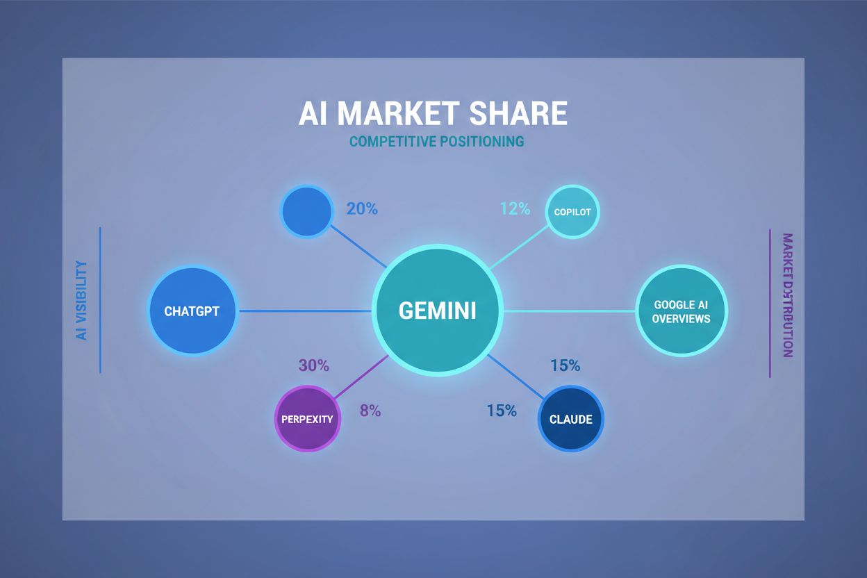 AI Market Share Tracking Dashboard with real-time monitoring and competitive analysis