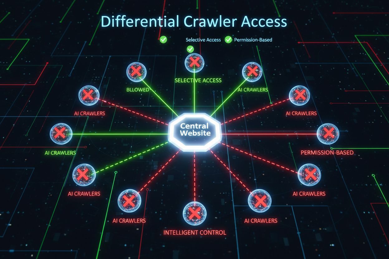Differential Crawler Access: Selective AI Bot Management Strategy