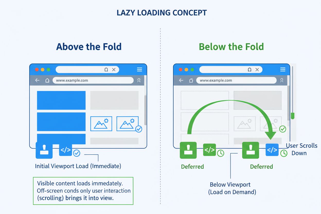 Lazy Loading: Deferring Non-Critical Resources for Optimal Web Performance