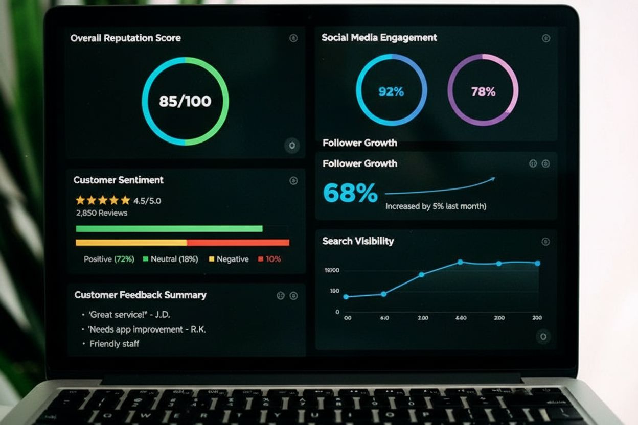 Reputation Score: Metric Measuring Online Reputation