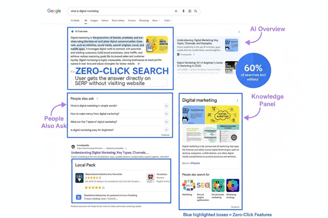 Zero-Click Search: Definition, Impact, and Optimization Strategies