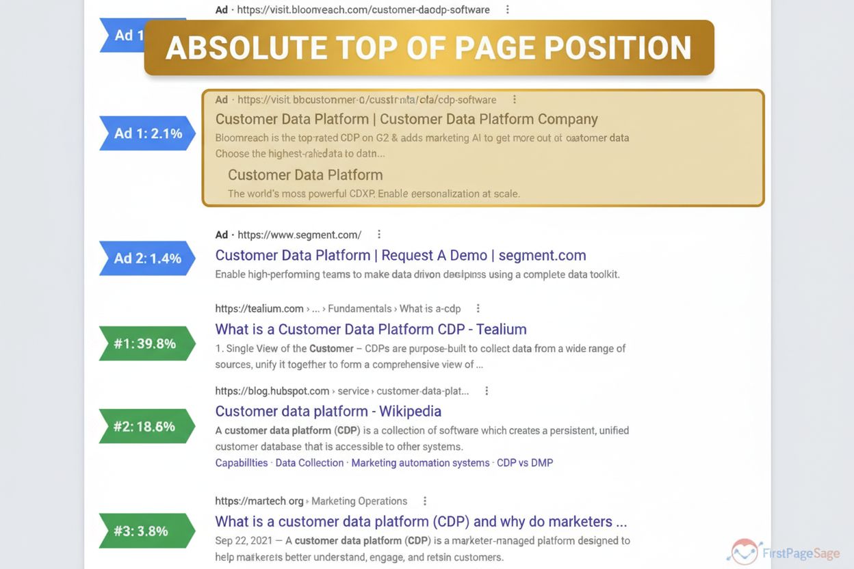 Absolute Top of Page: Definition and Impact on Search Advertising