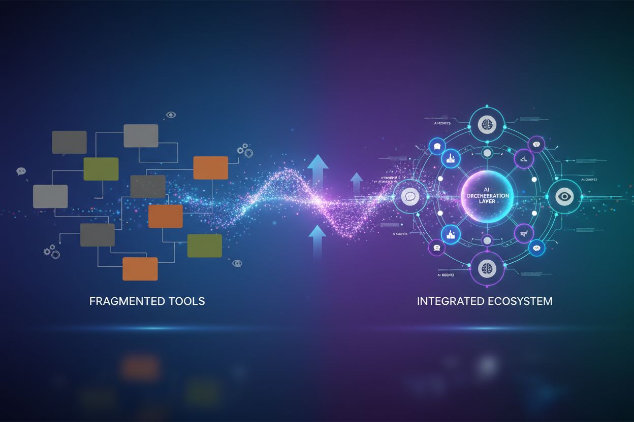 Evolution of AI Platform Ecosystem from fragmented tools to unified integrated system