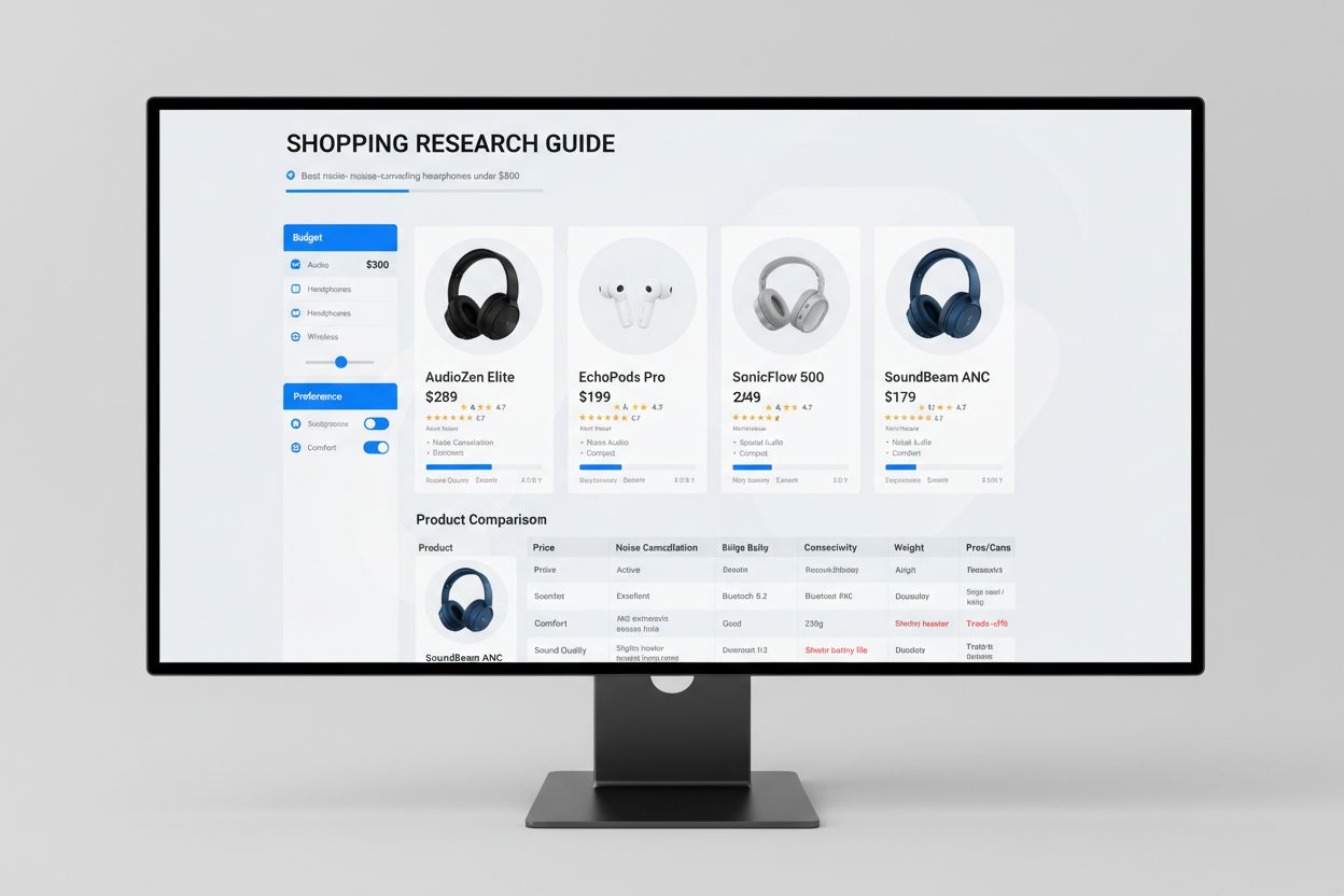 ChatGPT Shopping Research: AI-Powered Product Comparison & Buyer's Guide