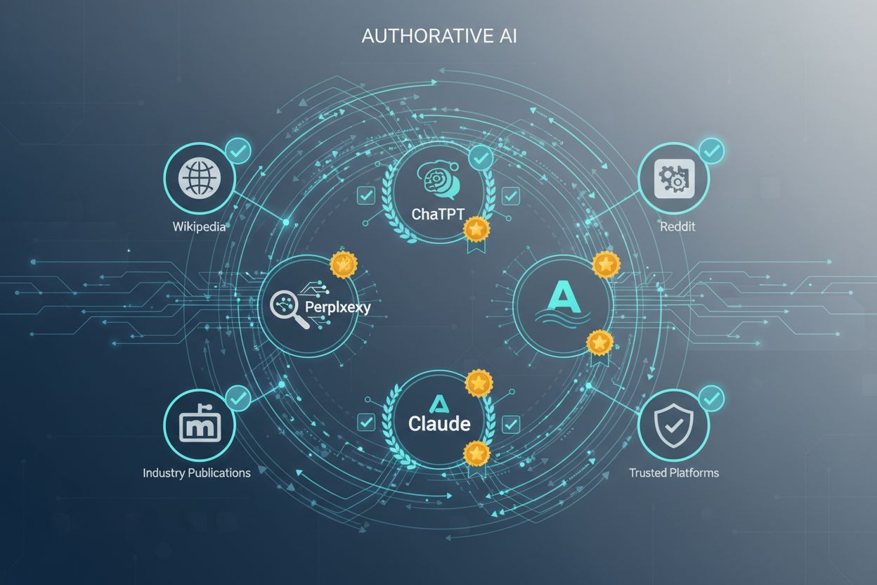 AI systems receiving content from authoritative sources with trust signals