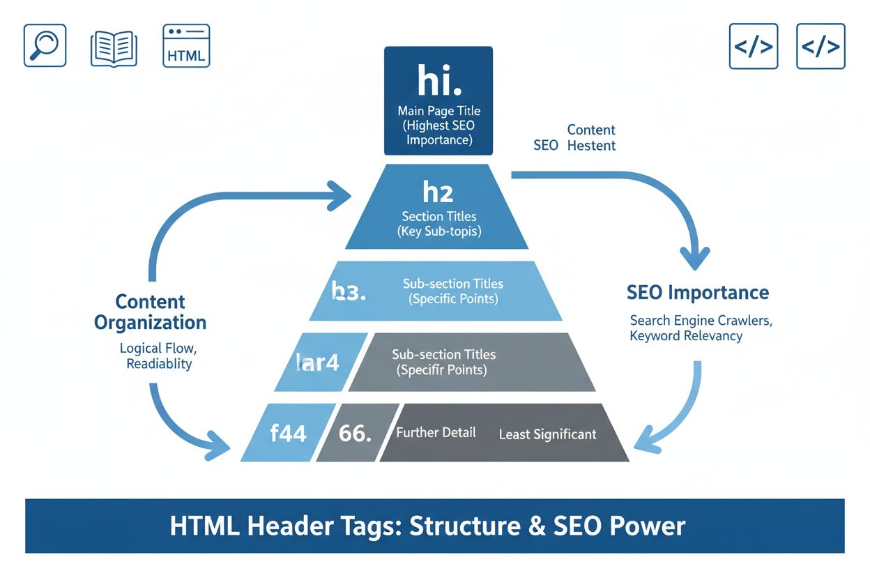 Header Tags (H1-H6): HTML Heading Elements for Content Structure and SEO