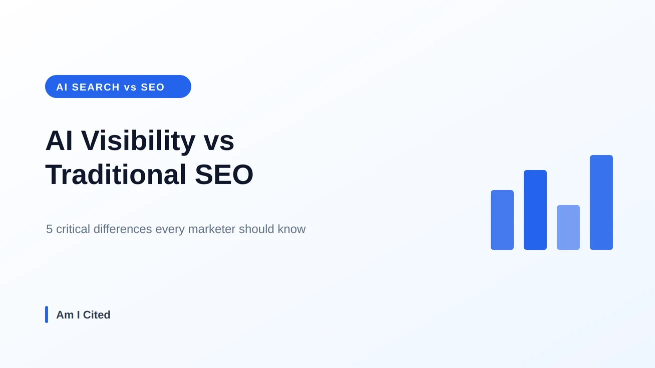 AI Search Visibility vs Traditional SEO