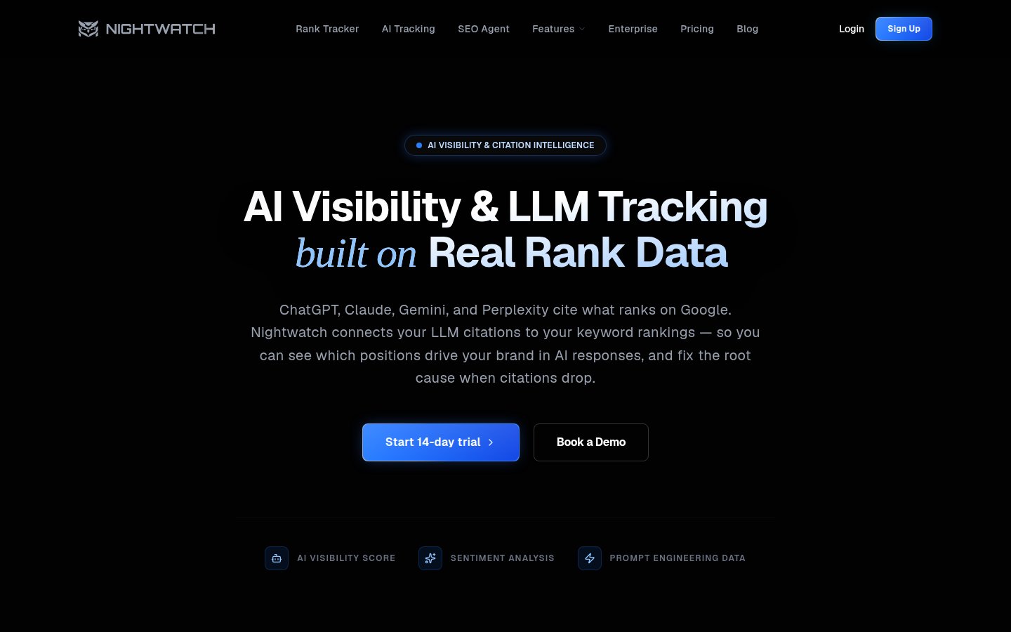 Am I Cited vs Nightwatch: AI Visibility Compared